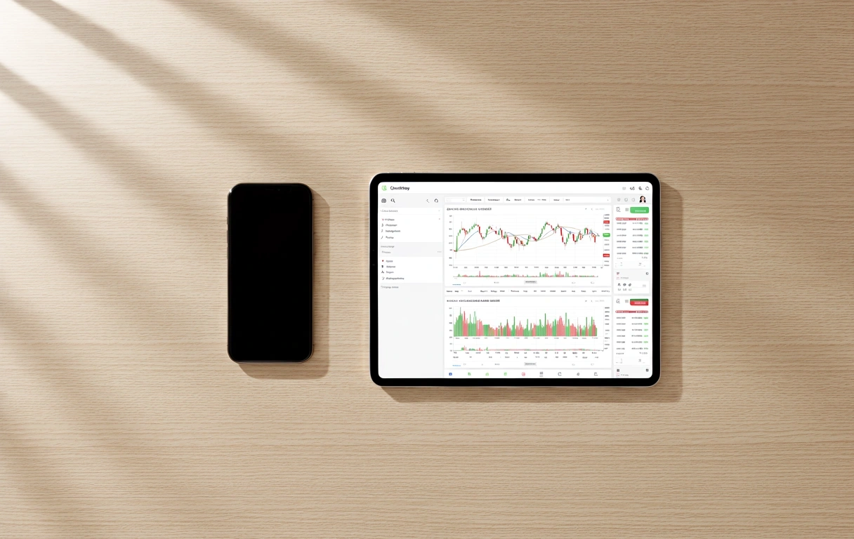 Peranti mudah alih untuk analisis TradingView