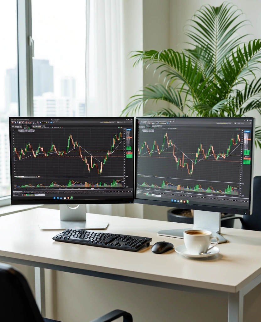 Ruang kerja analisis kewangan di Malaysia